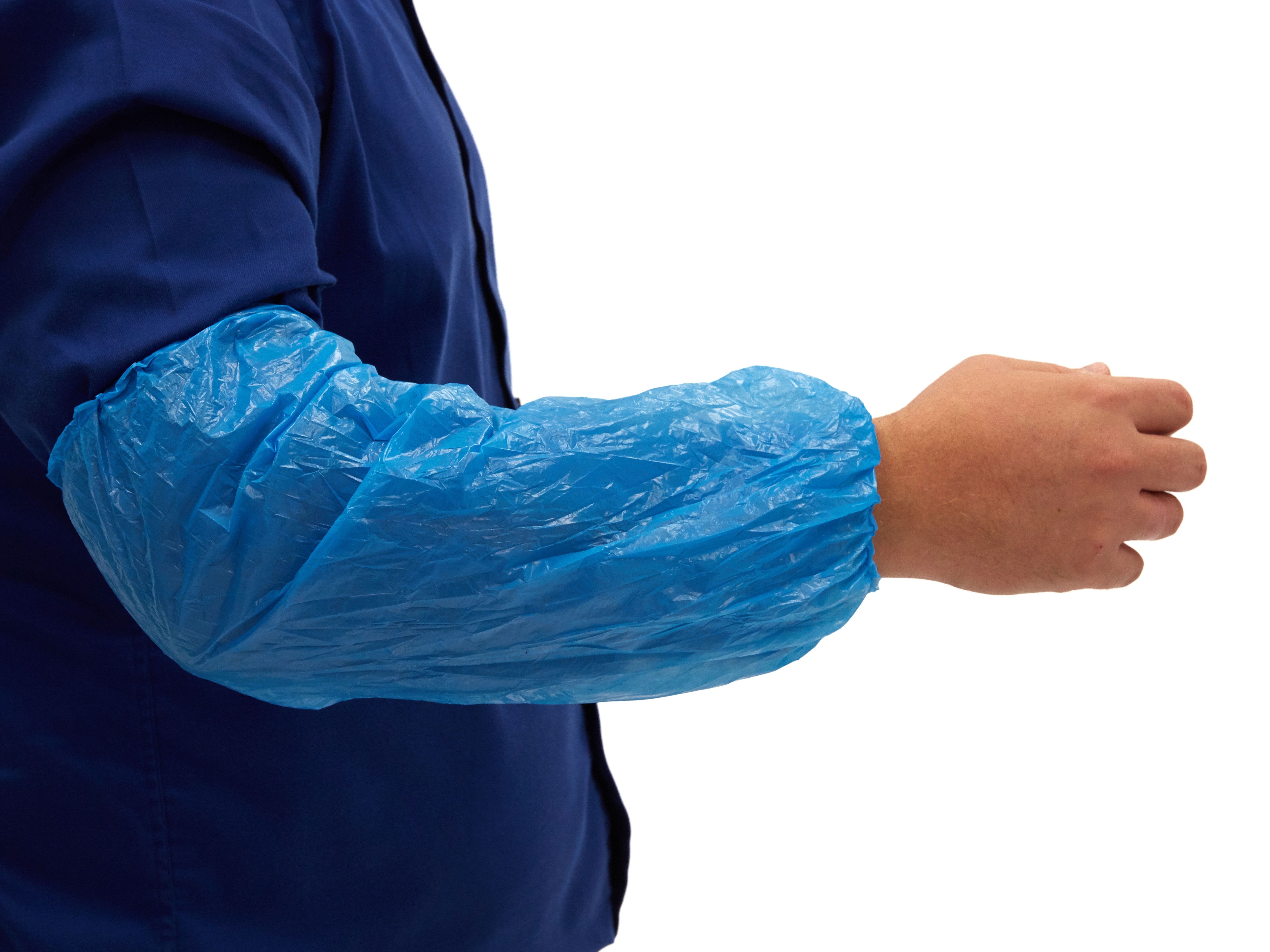 SLEEVE-B Romed polyethylene sleeve covers, blue, Size: 20x40cm, per 10 pcs in a bundle
and per 100 pcs in a polybag, 10 x 100 pcs = 1.000 pcs in a carton.