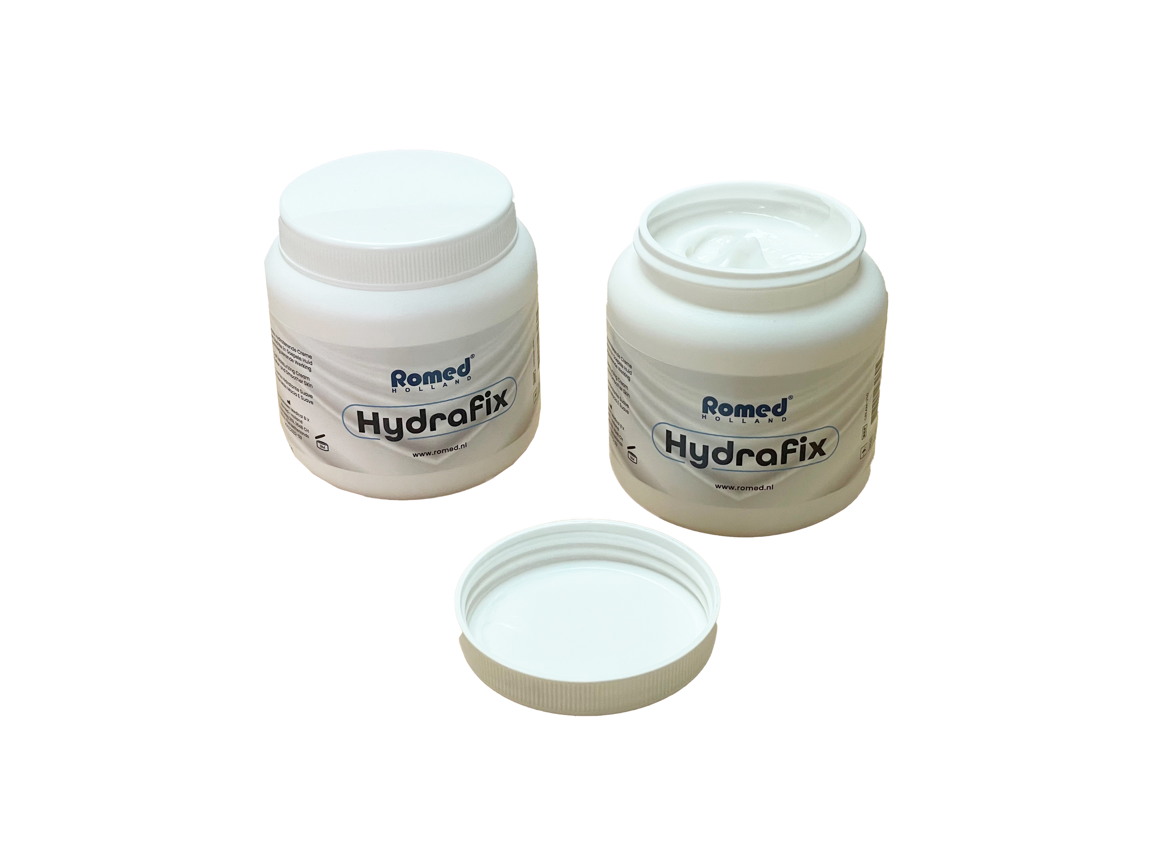 CREAM-250 Crema hidratante suave Romed, Hydrafix, 250 g, 22 unidades en una caja de cartón.
